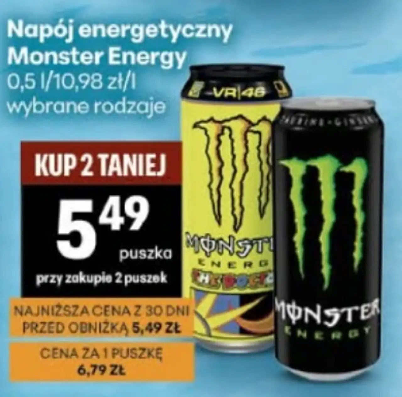 Napój energetyczny Monster Energy