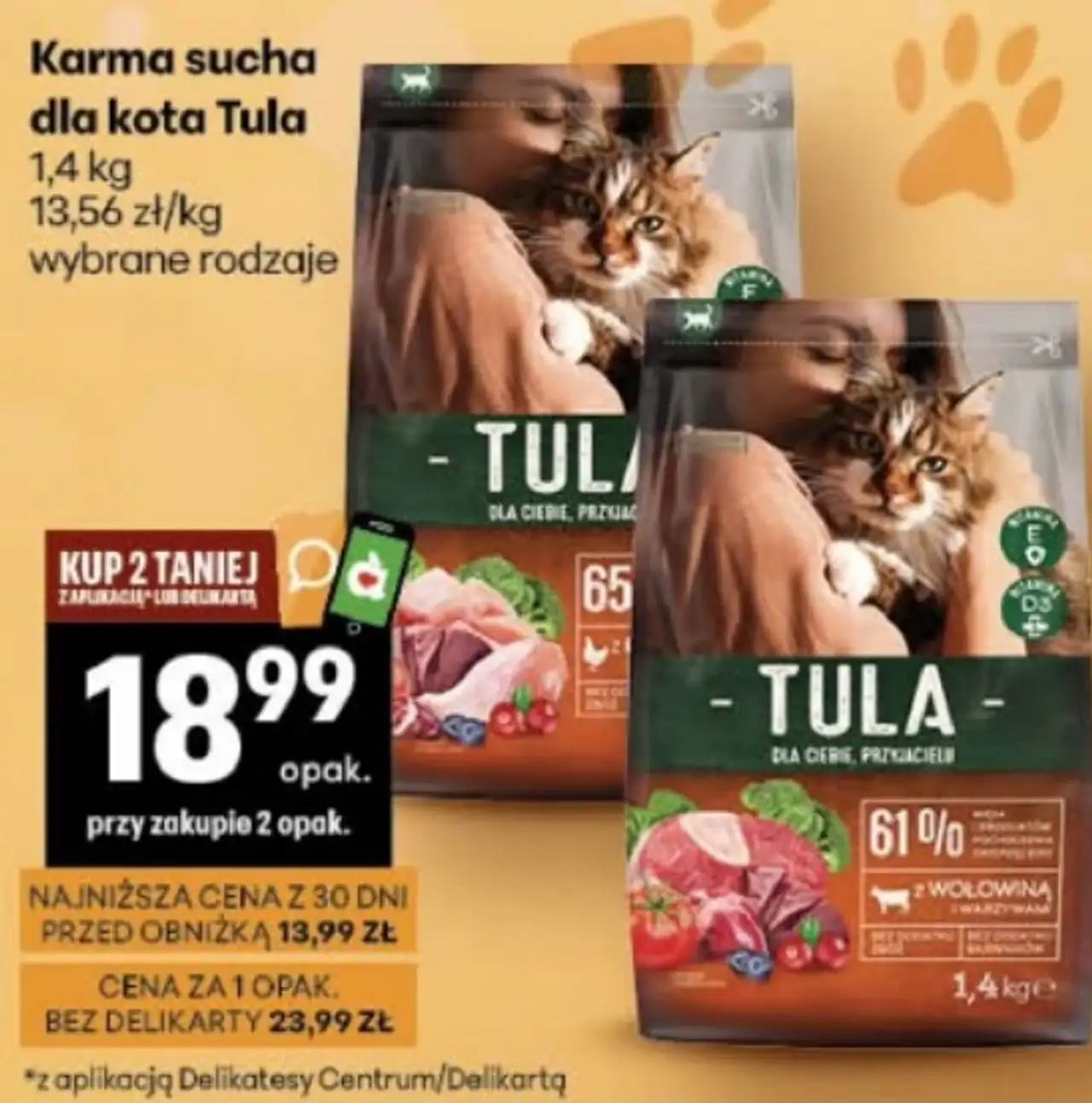 Karma sucha dla kota Tula