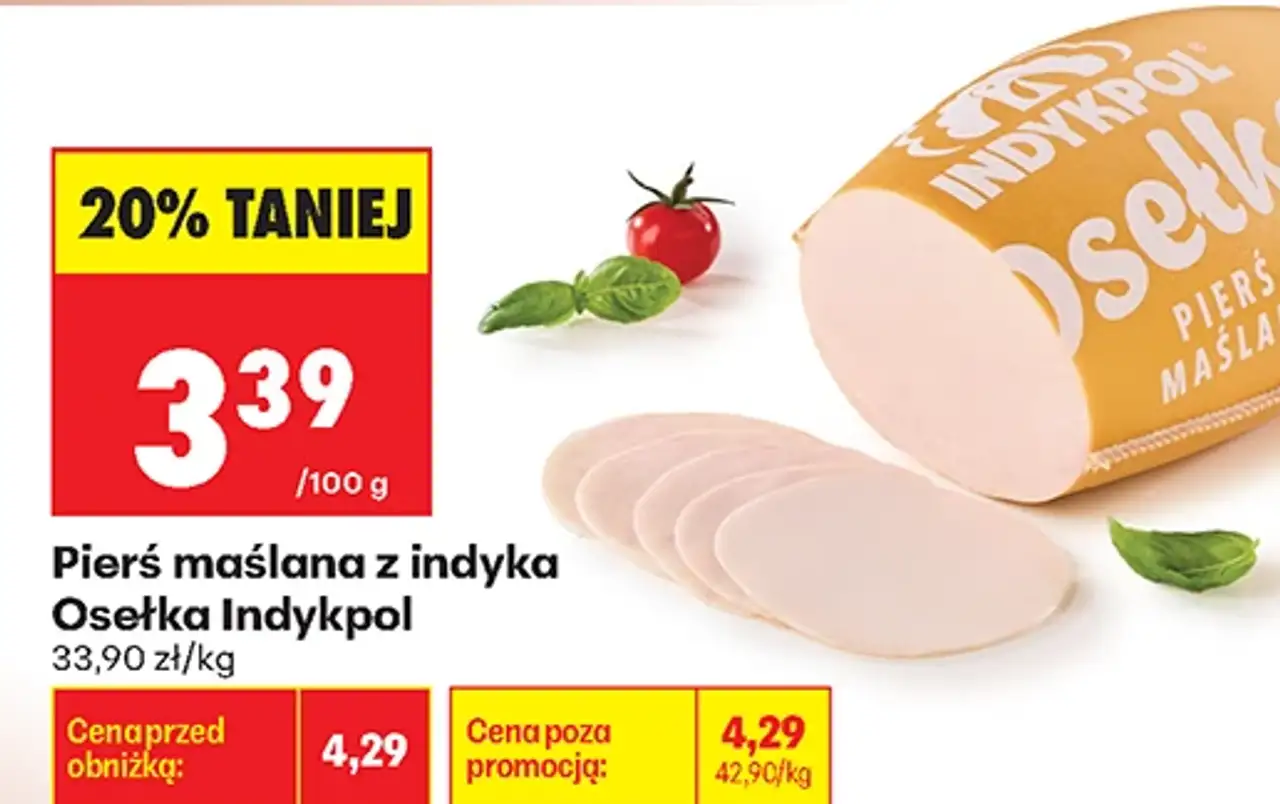 Pierś maślana z indyka Osełka Indykpol