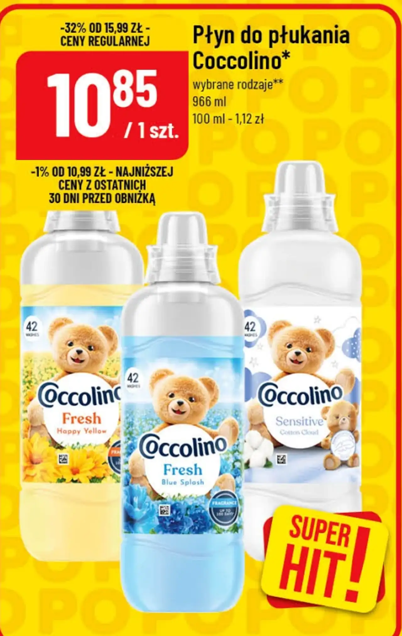 Płyn do płukania Coccolino
