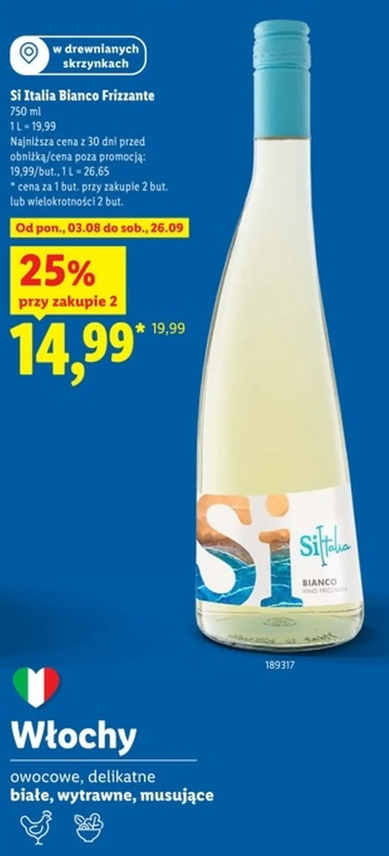 Si Italia Bianco Frizzante