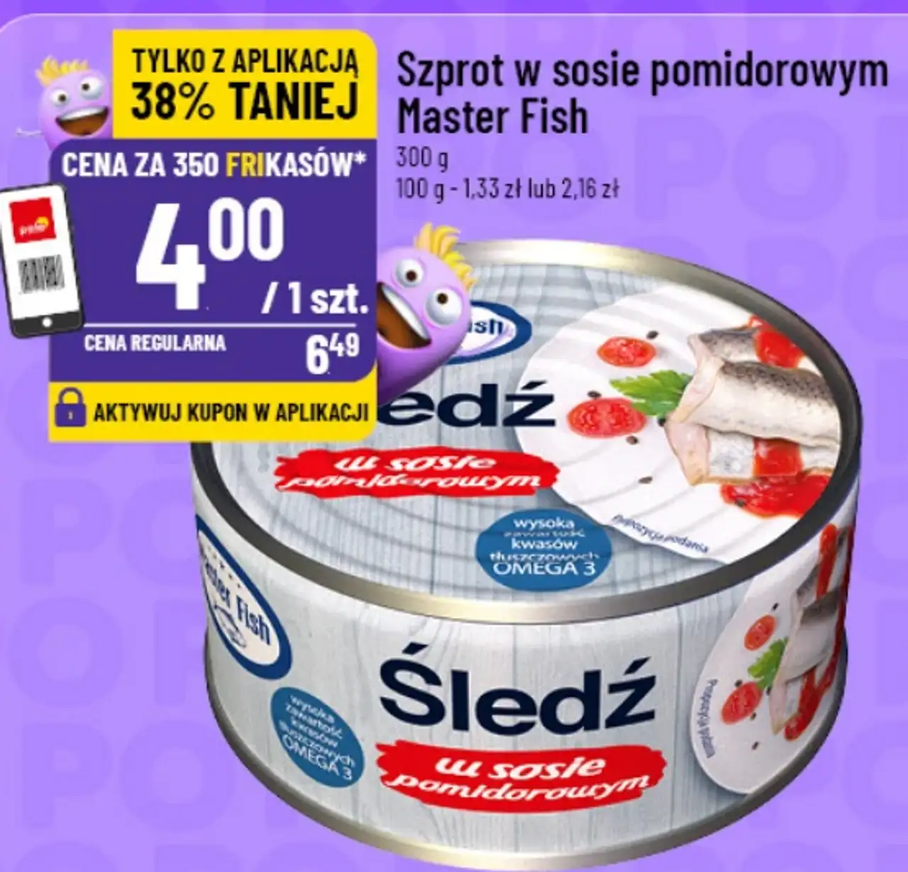 Szprot w sosie pomidorowym Master Fish