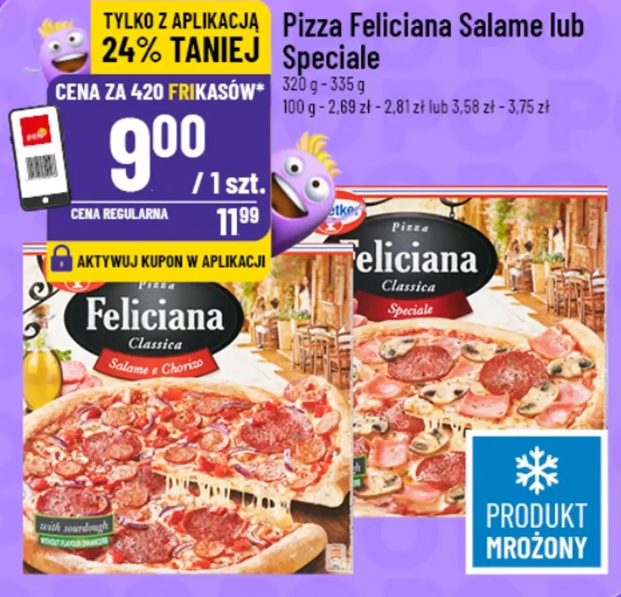 Pizza Feliciana Salame lub Speciale