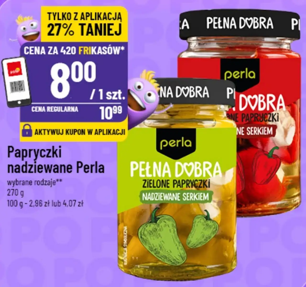 Papryczki nadziewane Perla