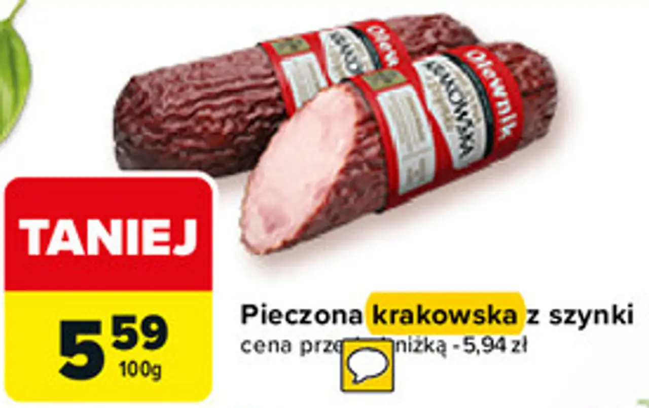 Olewnik Pieczona krakowska z szynki