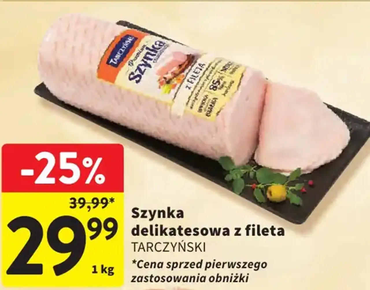 Szynka delikatesowa z fileta Tarczyński