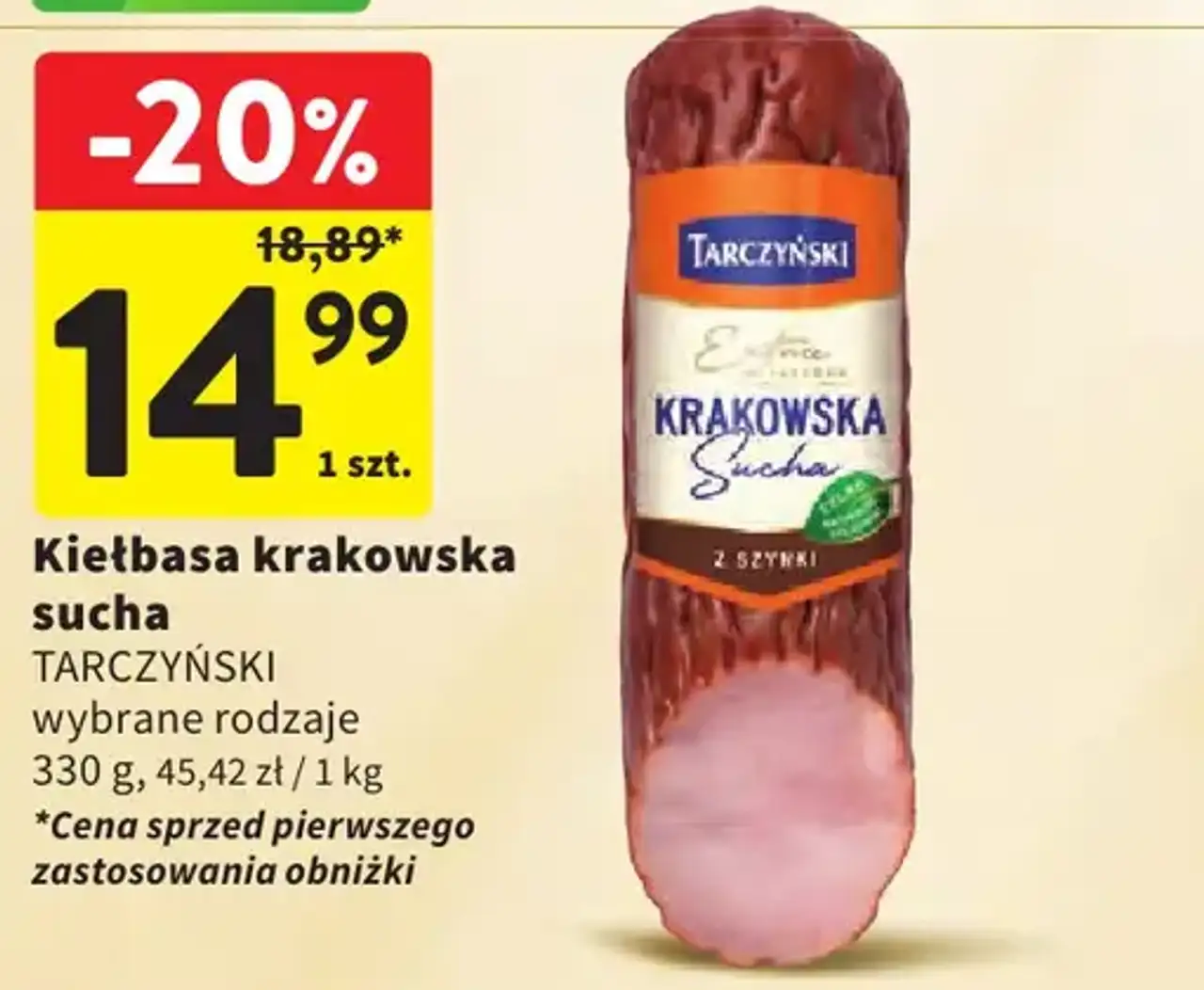 Kiełbasa krakowska sucha Tarczyński
