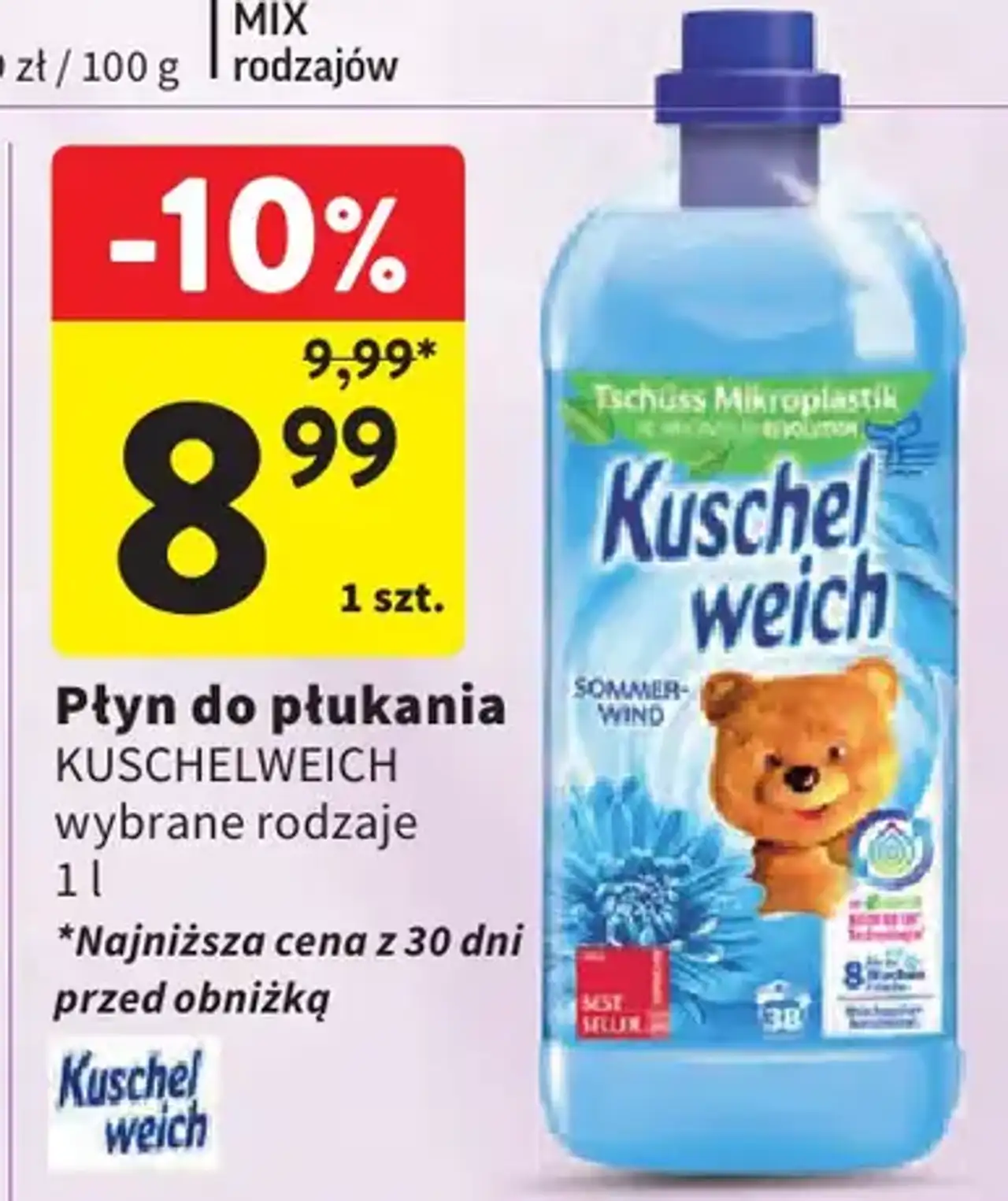 Płyn do płukania Kuschelweich