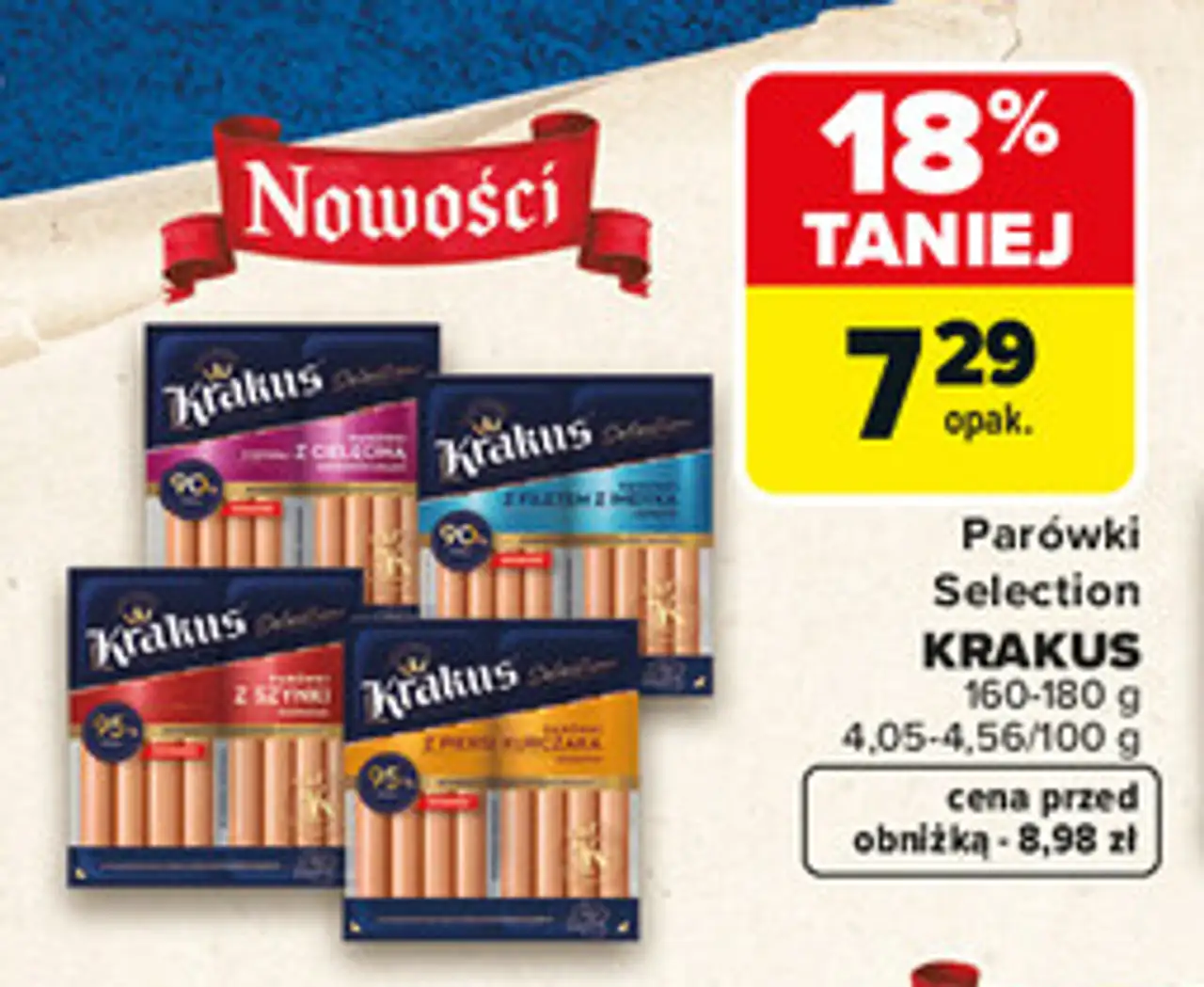 Parówki Selection Krakus