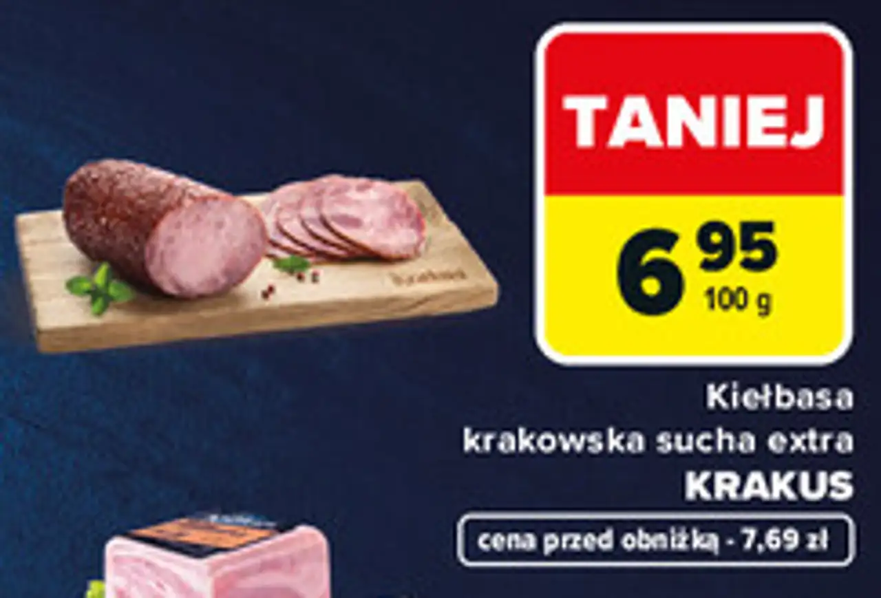 Kiełbasa krakowska sucha extra Krakus