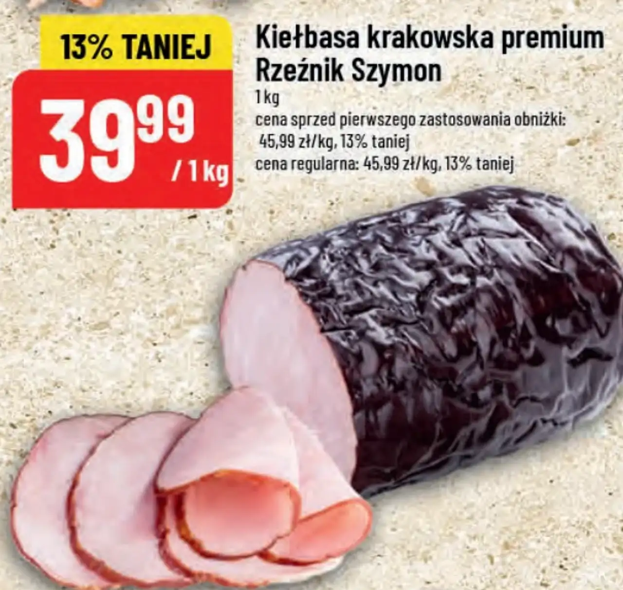 Kiełbasa krakowska premium Rzeźnik Szymon
