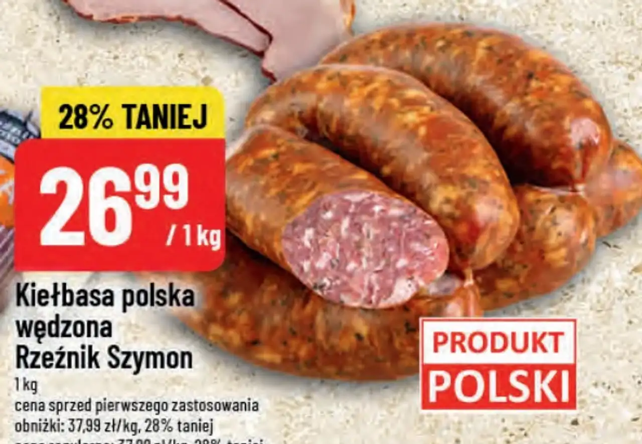 Kiełbasa polska wędzona Rzeźnik Szymon