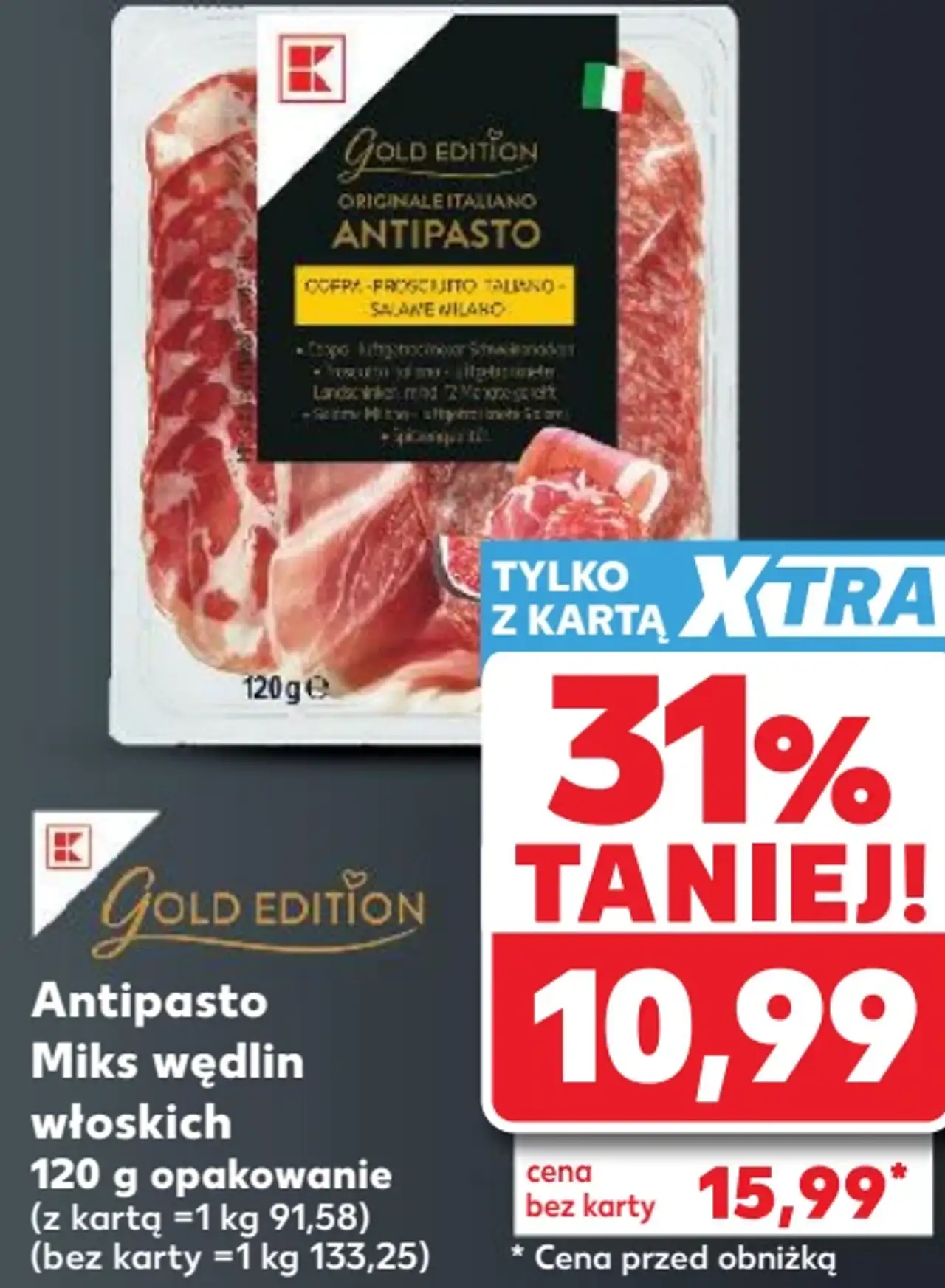 Antipasto Miks wędlin włoskich Gold Edition