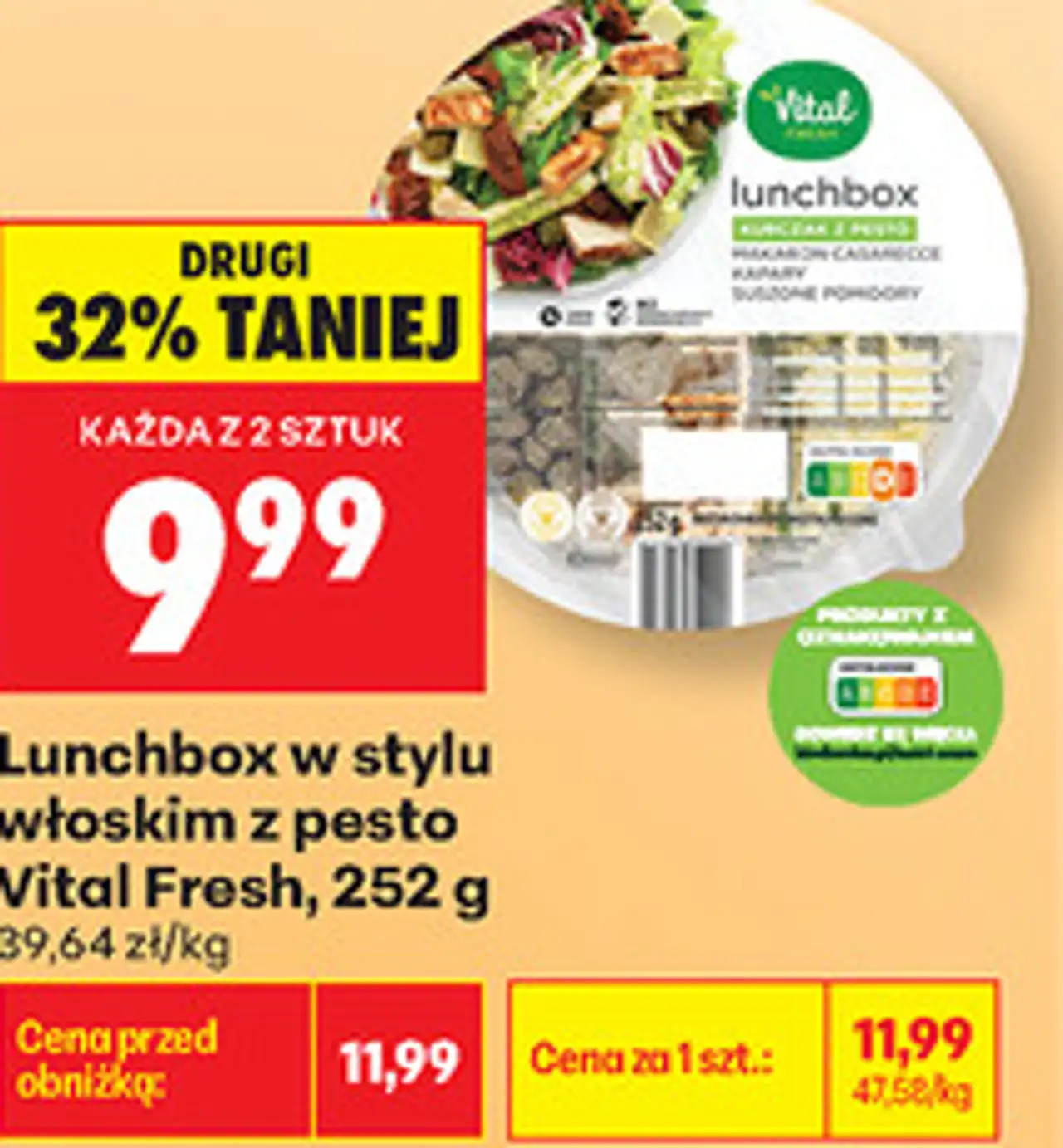 Lunchbox w stylu włoskim z pesto Vital Fresh