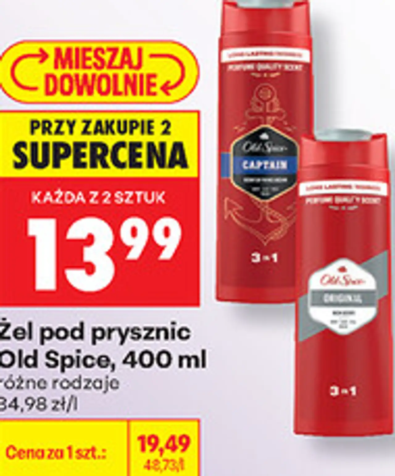 Żel pod prysznic Old Spice, 400 ml
