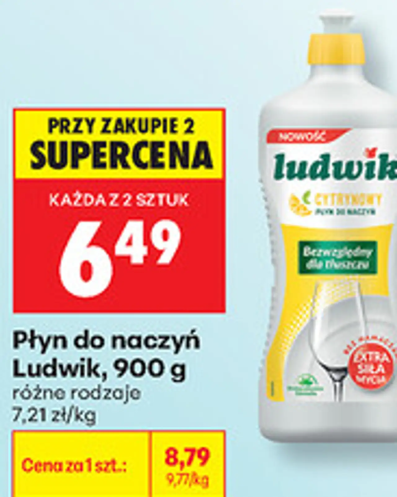 Płyn do naczyń Ludwik, 900 g