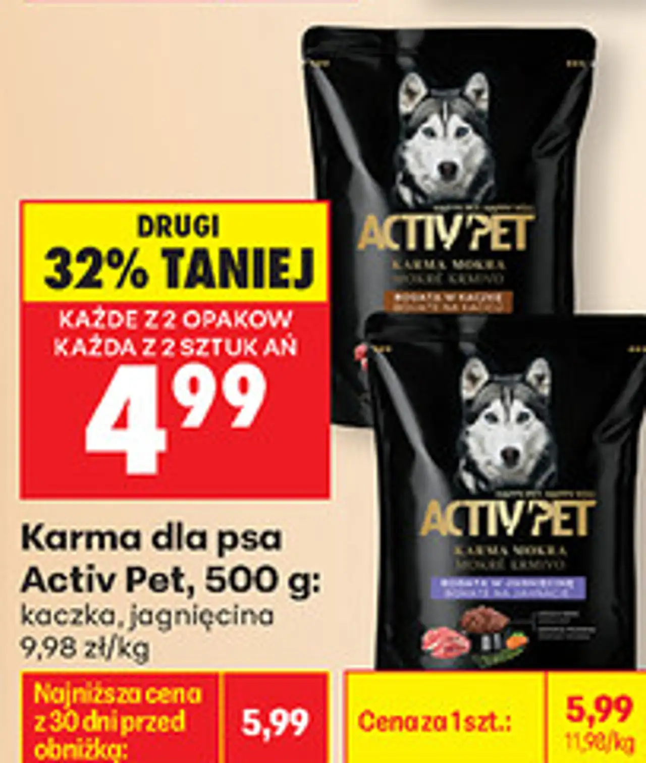 Karma dla psa Activ'Pet