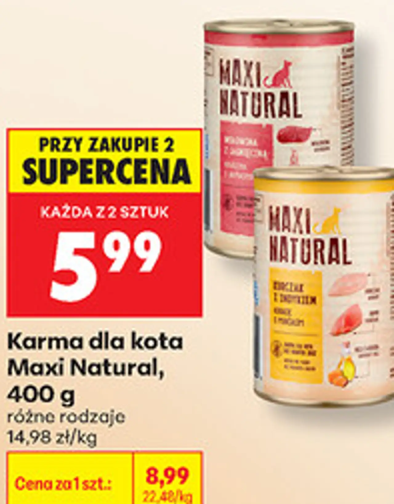 Karma dla kota Maxi Natural