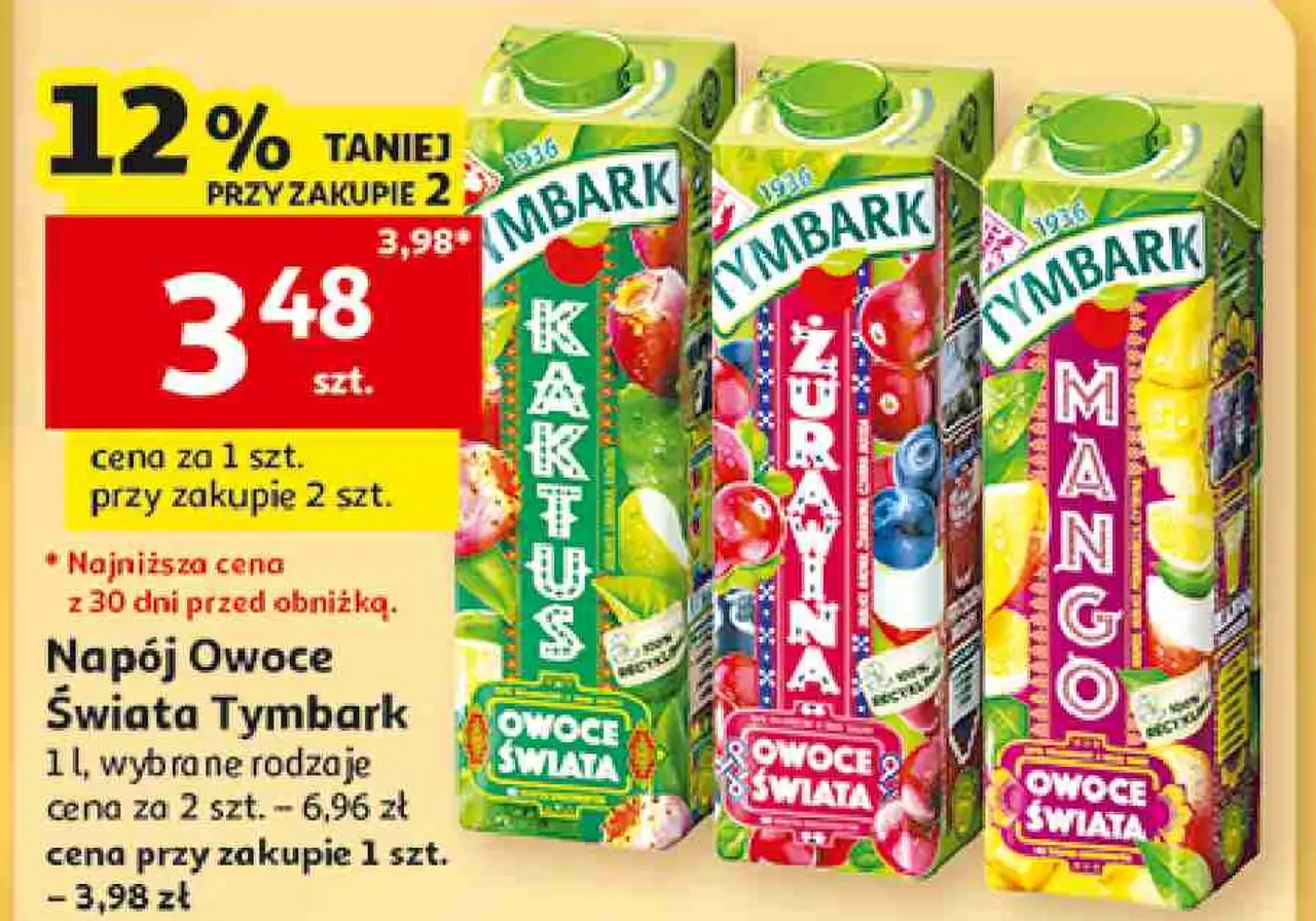 Napój Owoce Świata Tymbark