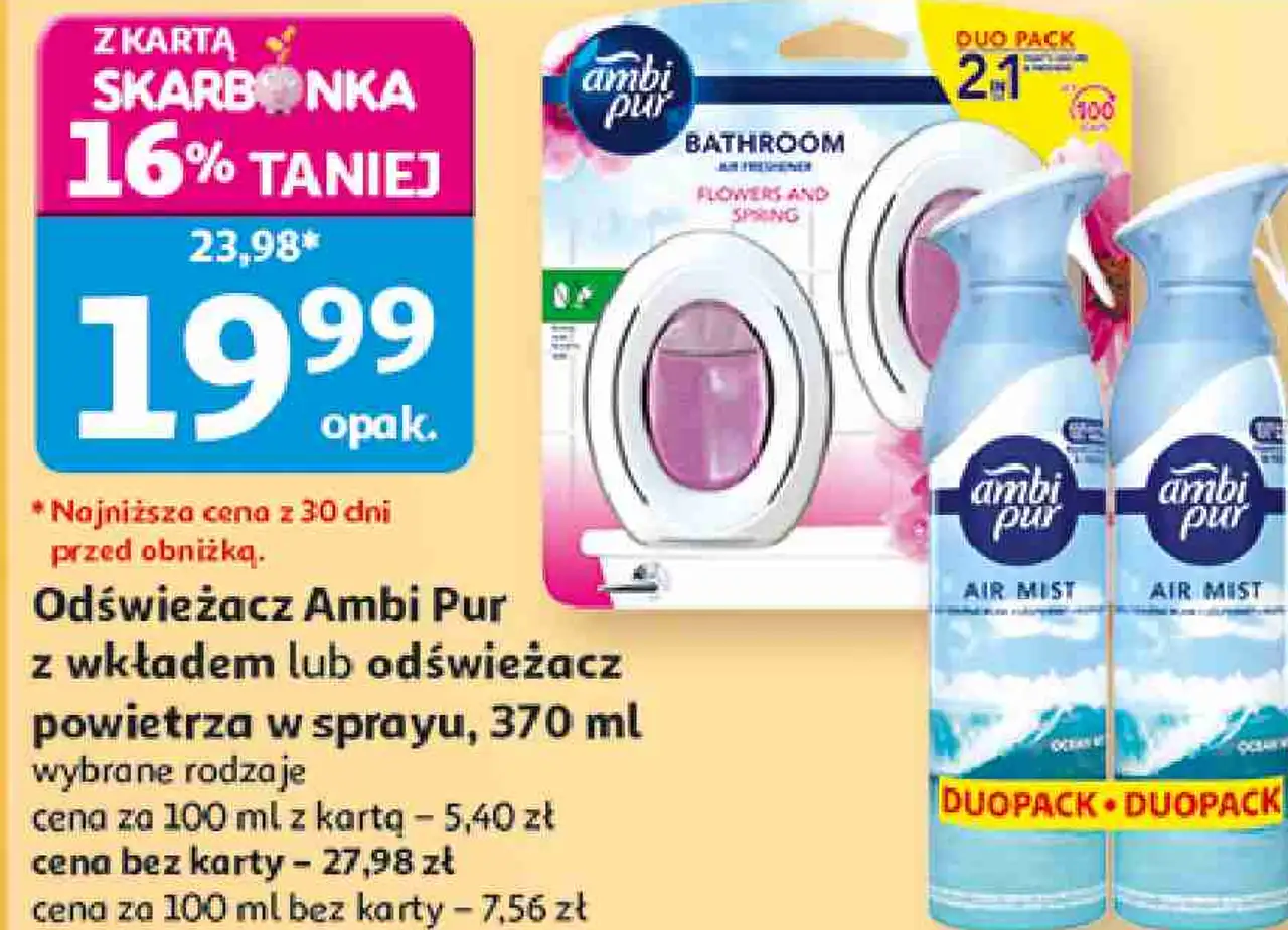 Ambi Pur Odświeżacz z wkładem lub odświeżacz powietrza w sprayu