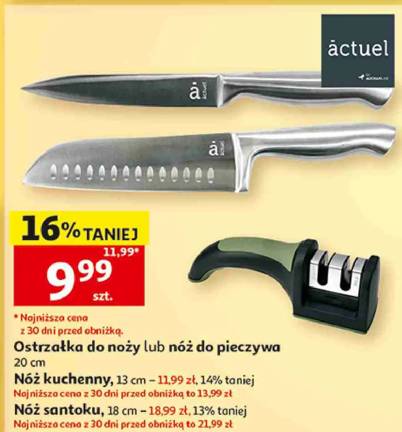 Ostrzałka do noży lub nóż do pieczywa Actuel