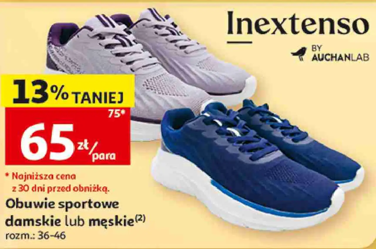 Obuwie sportowe damskie lub męskie Inextenso
