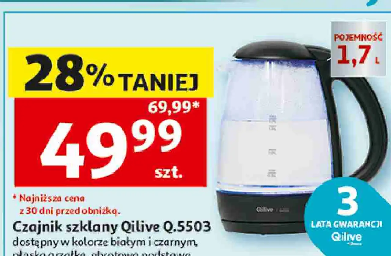 Czajnik szklany Qilive Q.5503