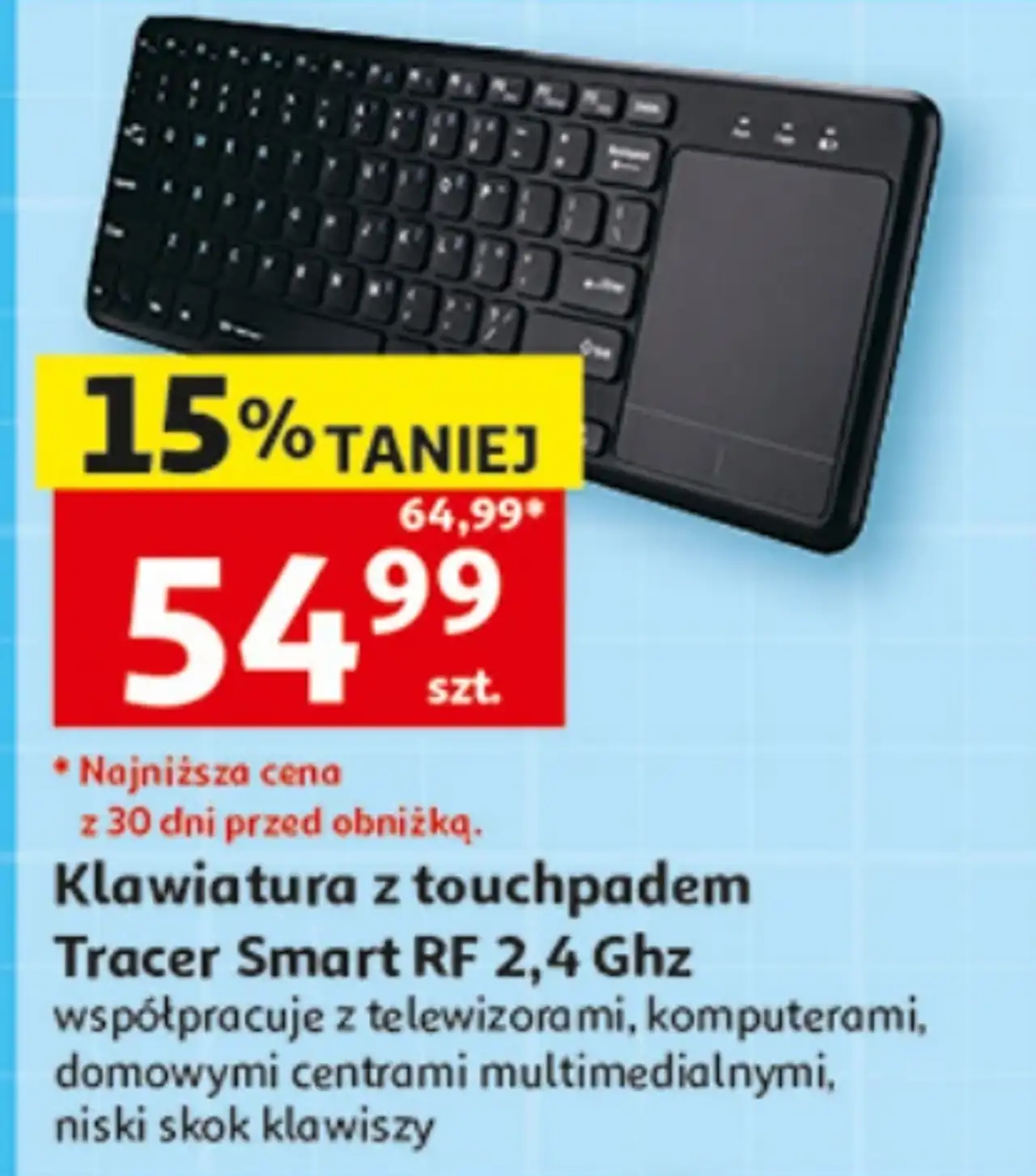 Klawiatura z touchpadem Tracer Smart RF 2,4 Ghz