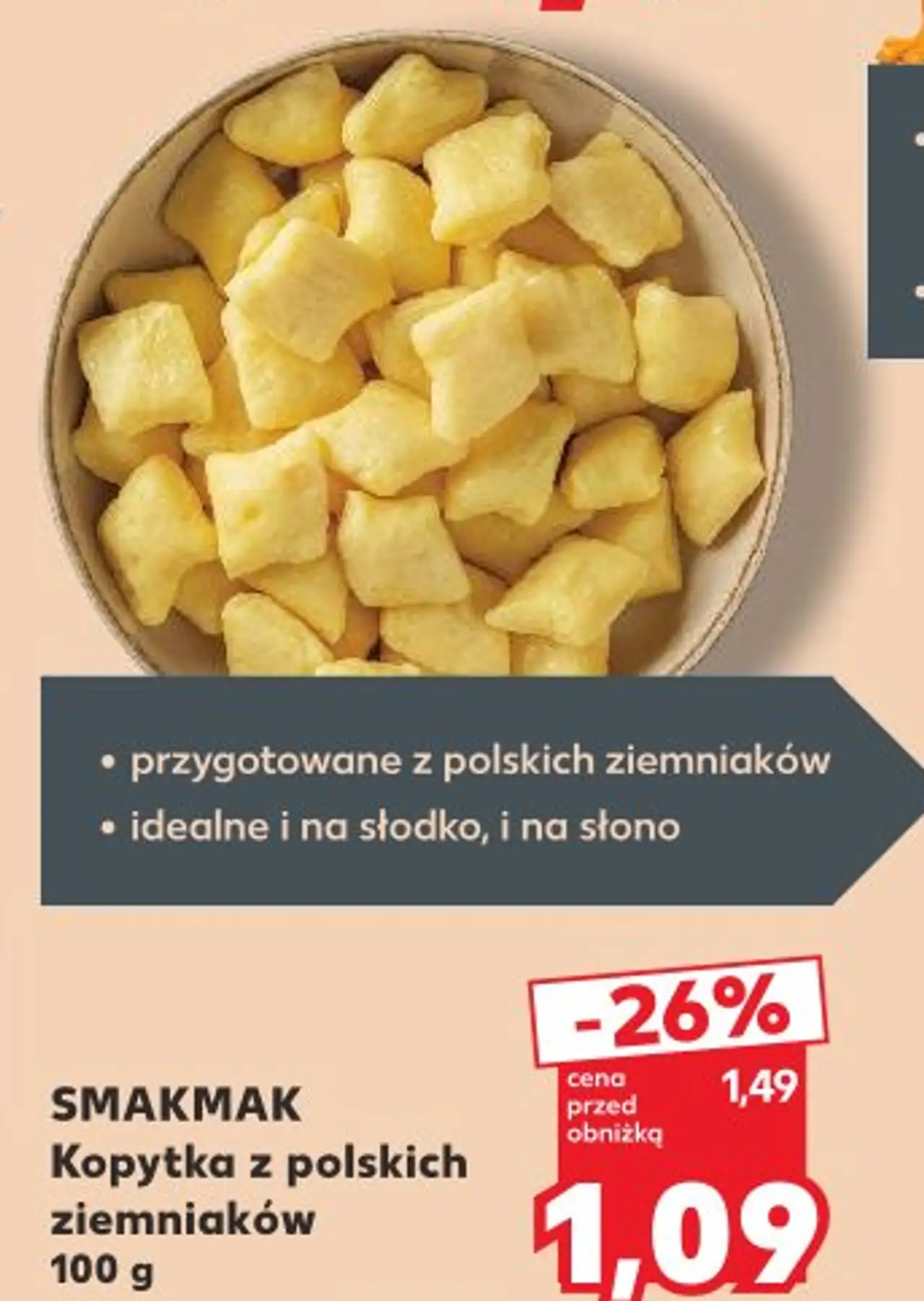 SMAKMAK Kopytka z polskich ziemniaków