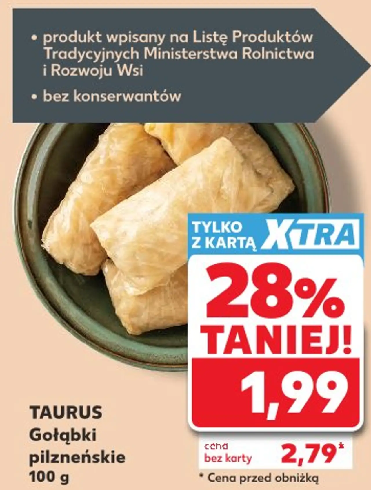 TAURUS Gołąbki pilzneńskie