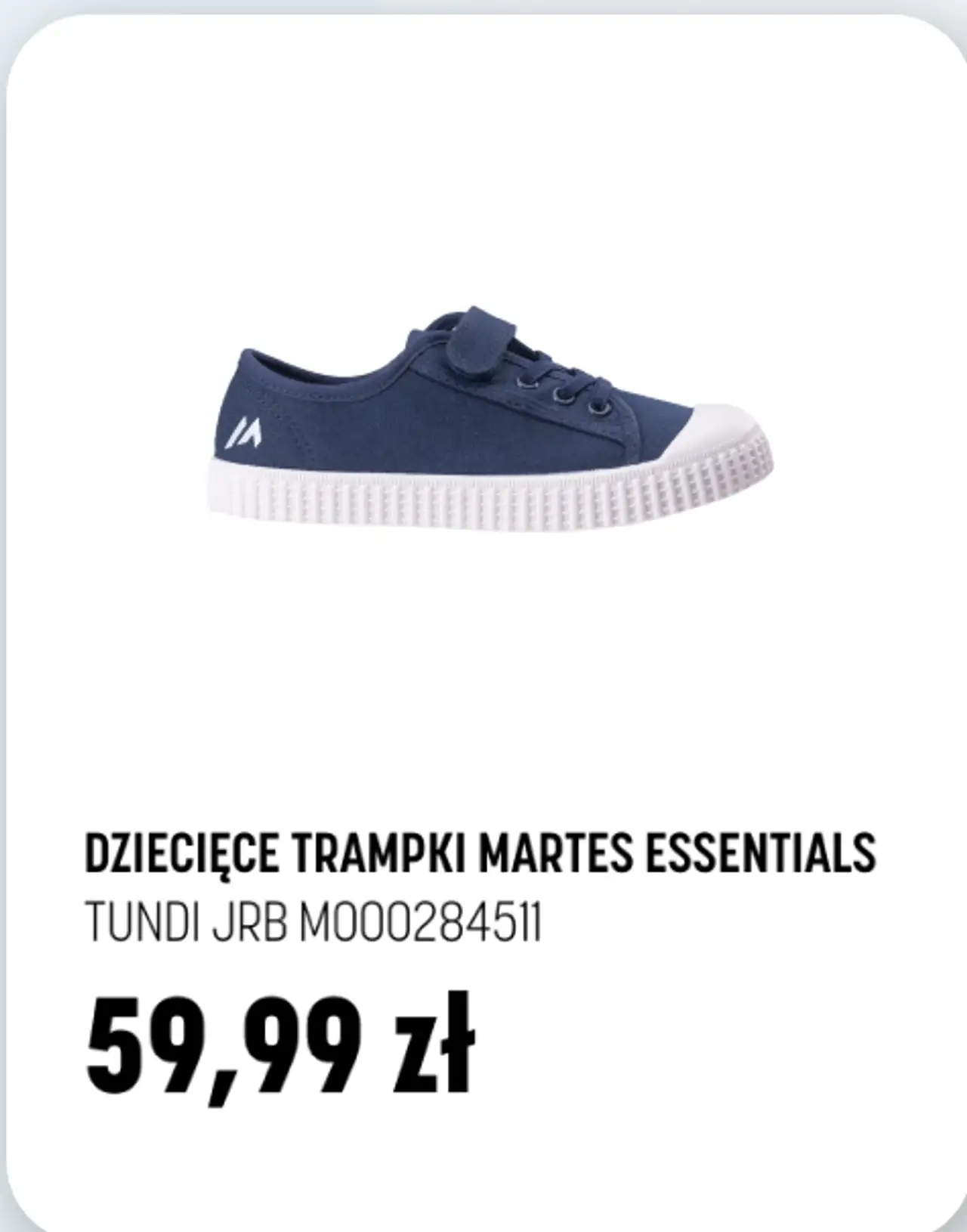 Dziecięce trampki Martes Essentials Tundi JRB