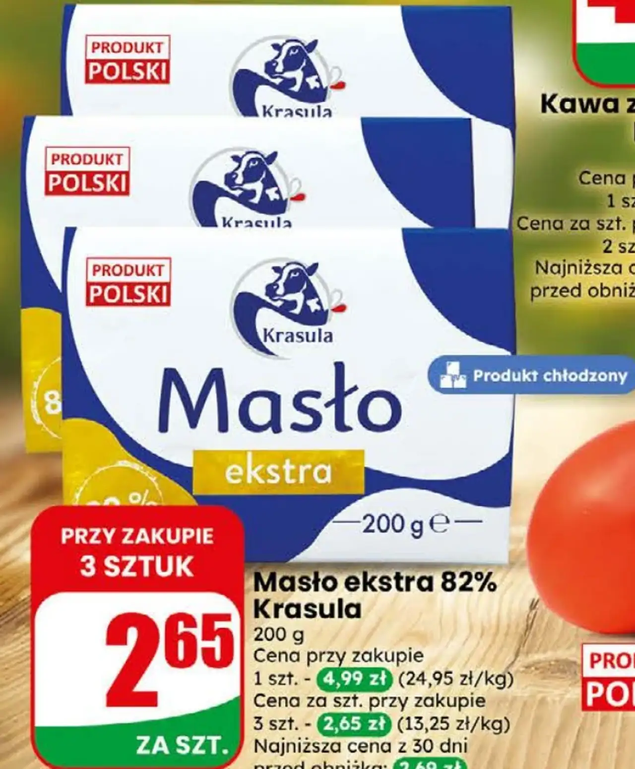 Masło ekstra 82% Krasula