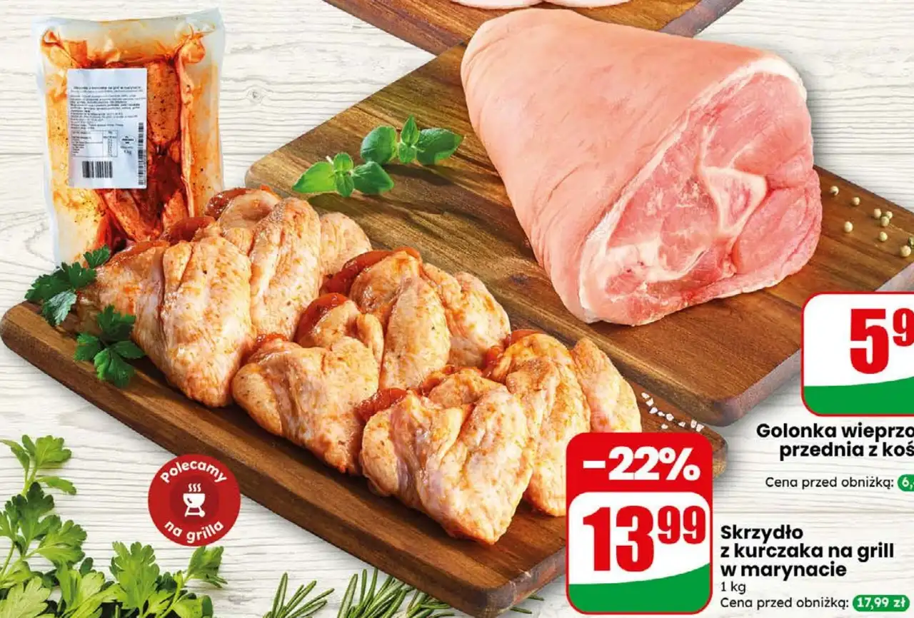 Skrzydło z kurczaka na grill w marynacie AGRO Rydzyna