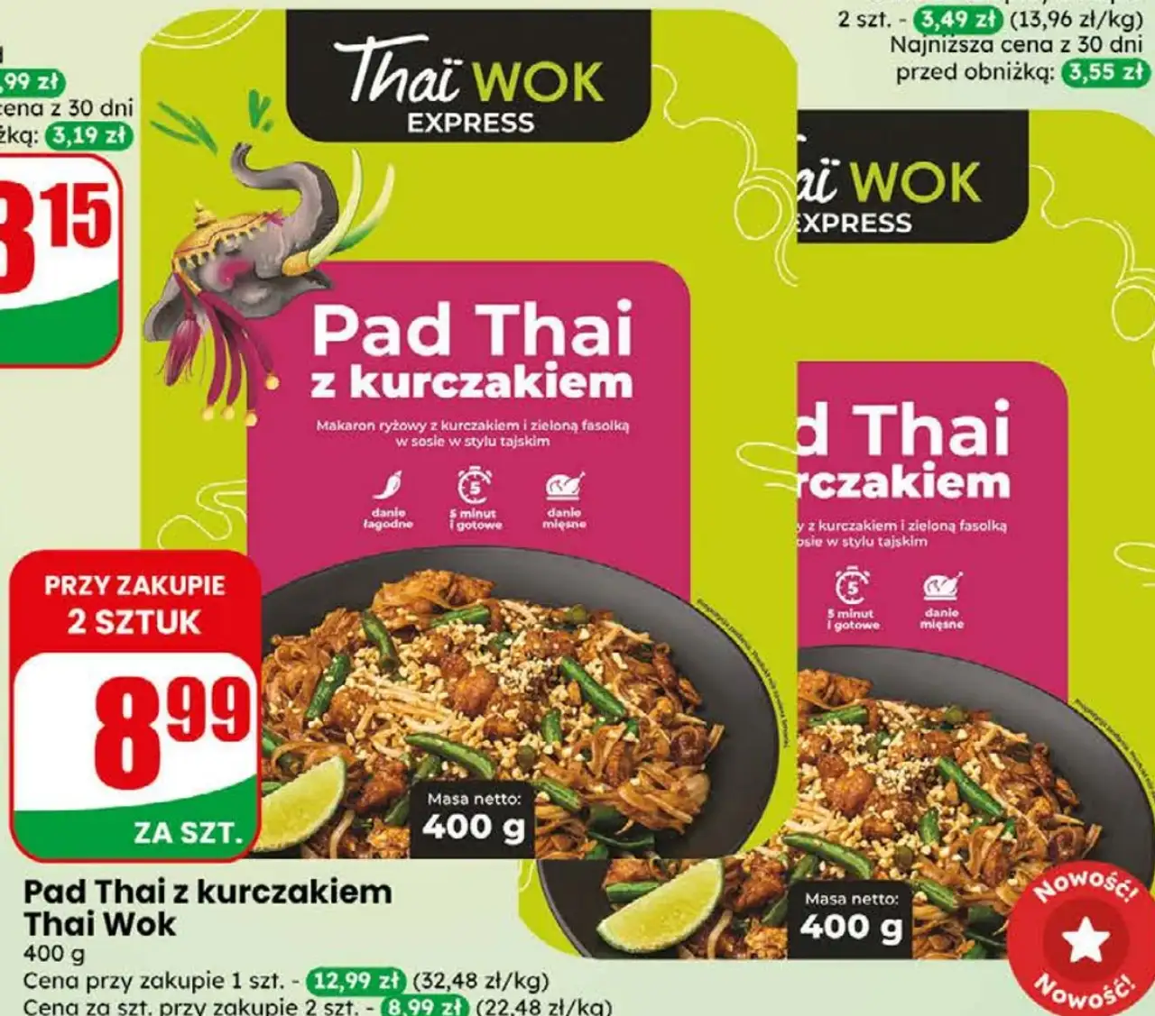 Pad Thai z kurczakiem Thai Wok