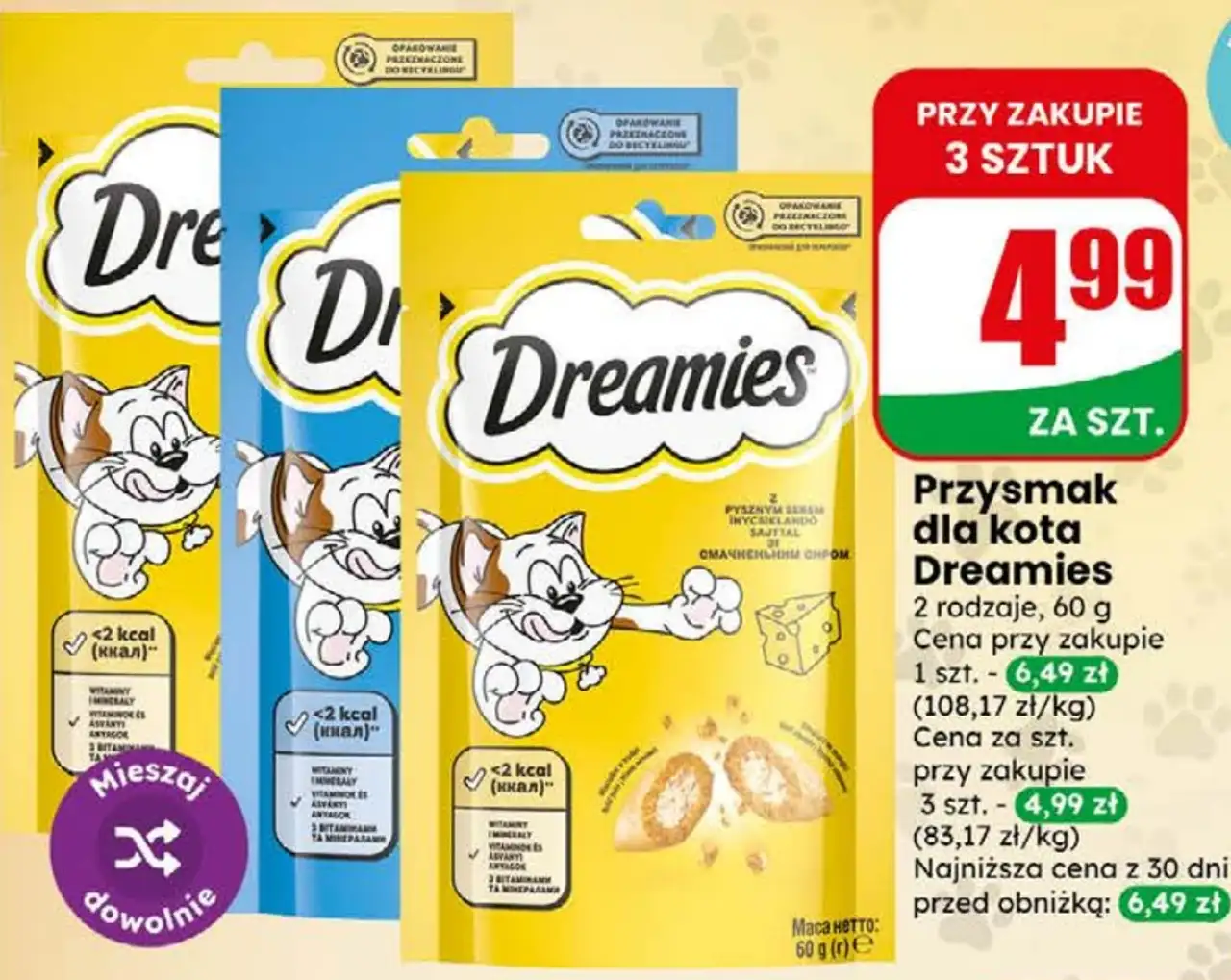 Przysmak dla kota Dreamies