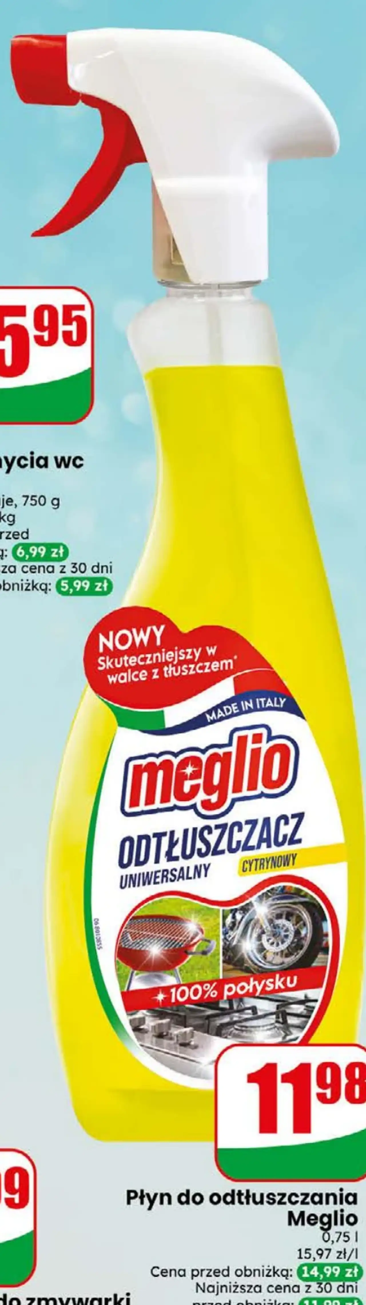 Płyn do odtłuszczania Meglio