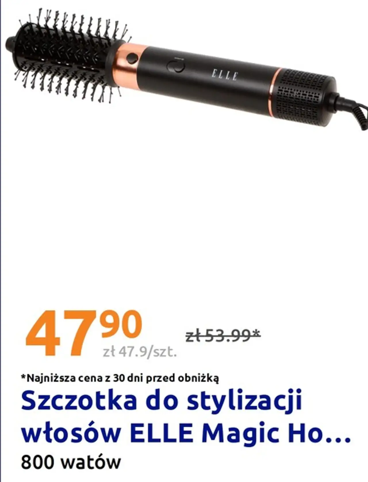 Szczotka do stylizacji włosów ELLE Magic Hot Air Brush