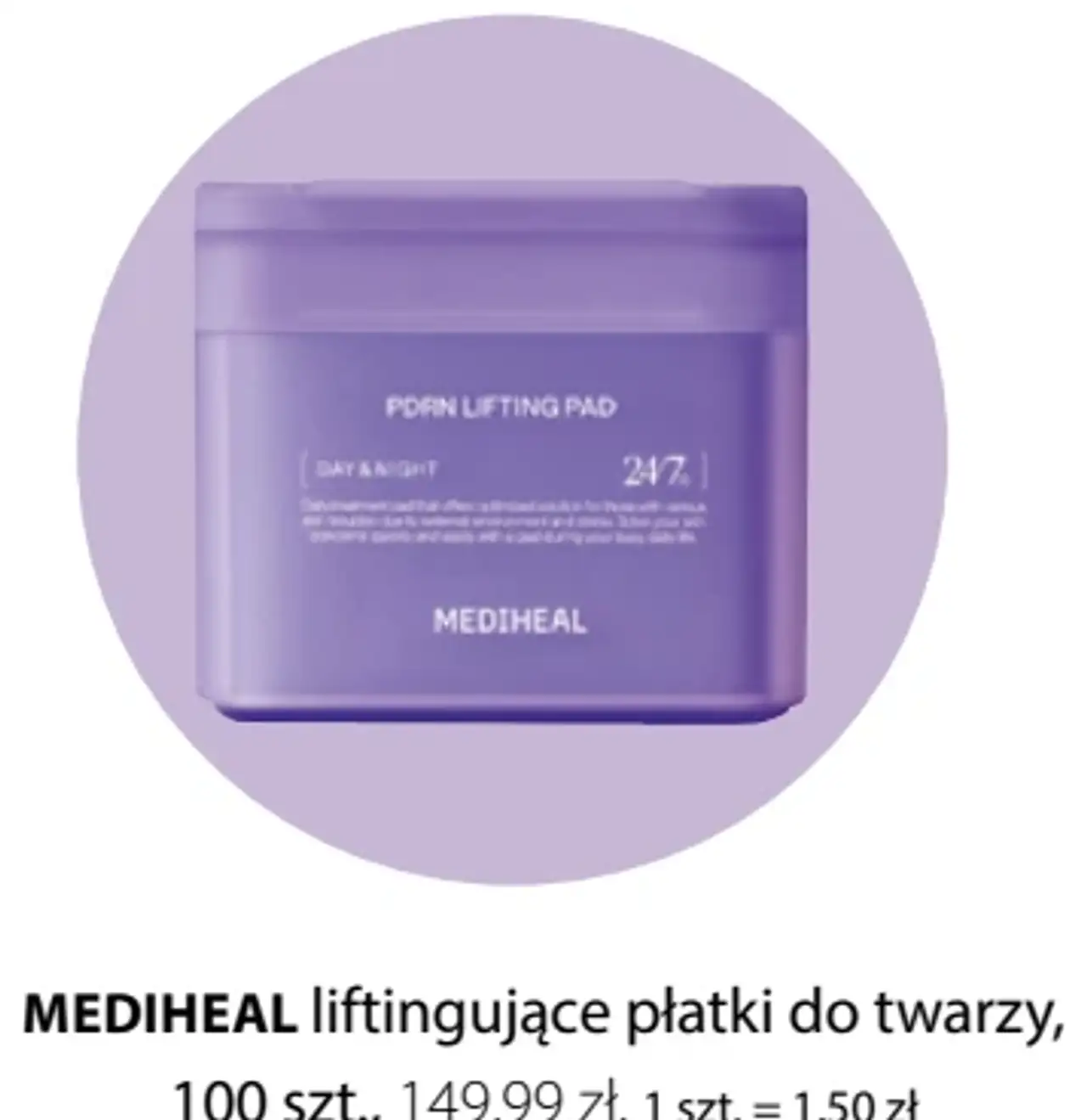 MEDIHEAL liftingujące płatki do twarzy