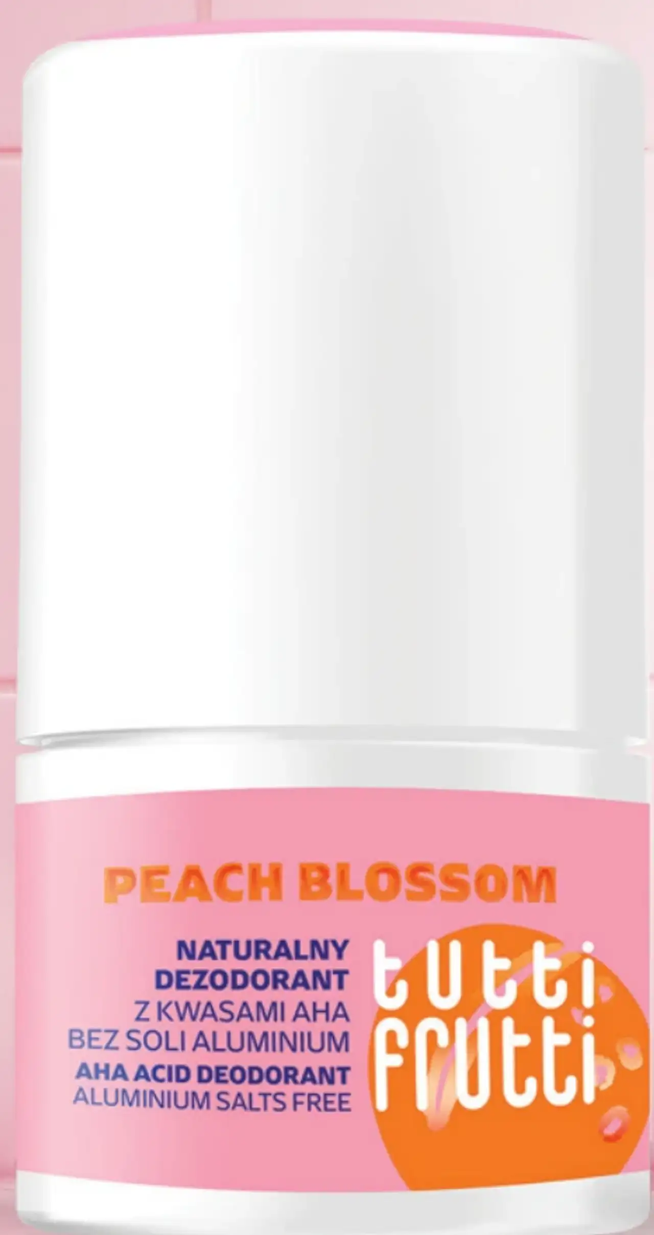 Tutti Frutti Peach Blossom Naturalny dezodorant z kwasami AHA