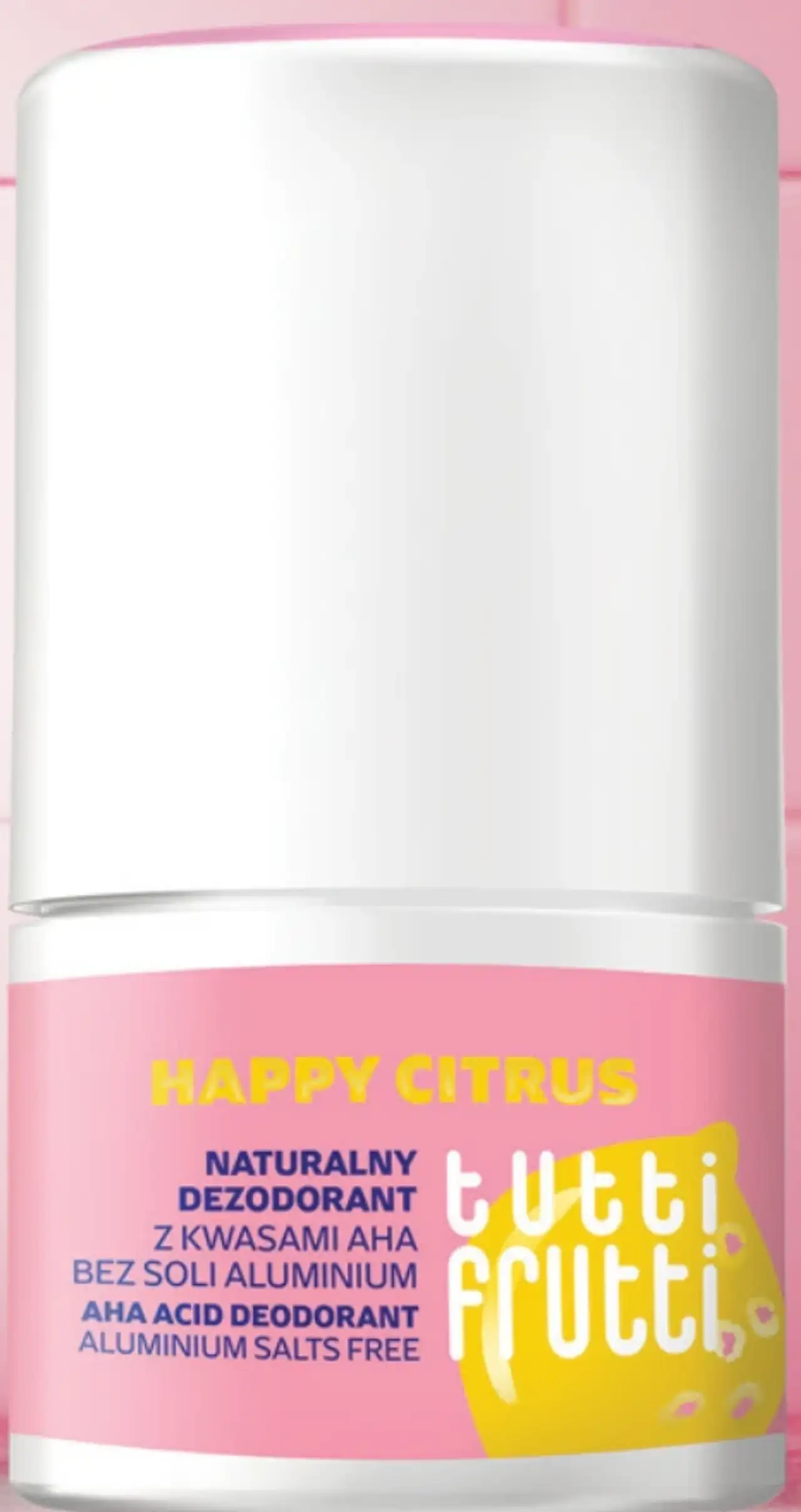 Tutti Frutti Happy Citrus Naturalny dezodorant z kwasami AHA