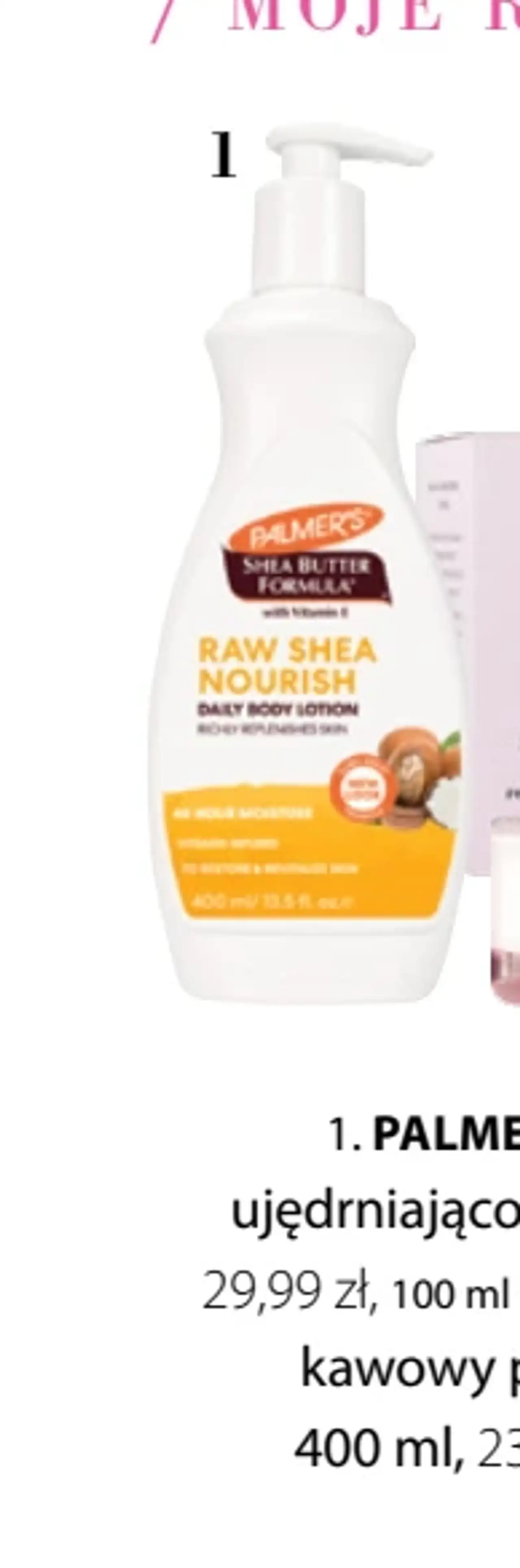 PALMER'S Shea Butter Formula, nawilżający balsam do ciała z masłem shea