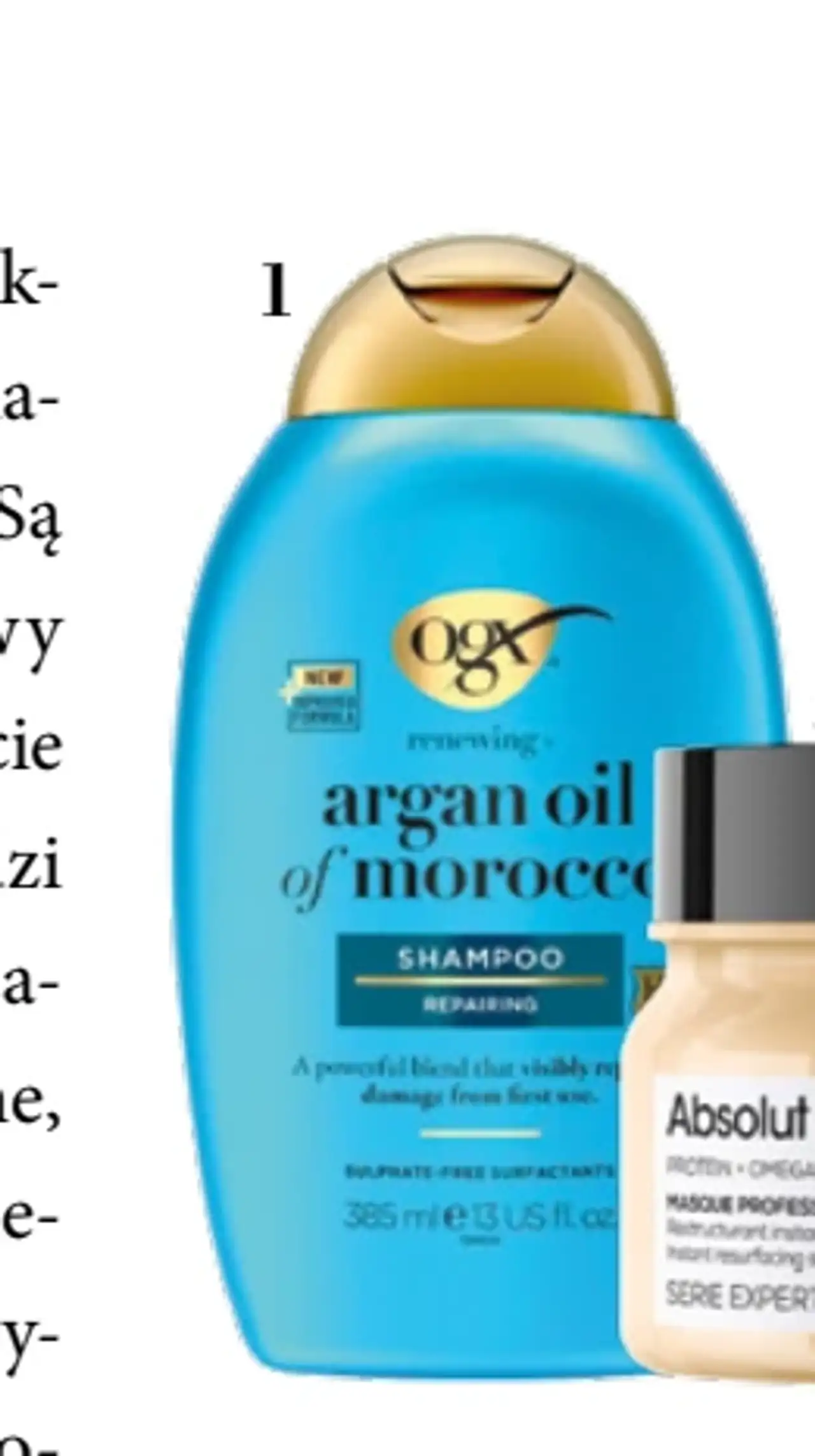 OGX Argan Oil of Morocco, szampon do włosów