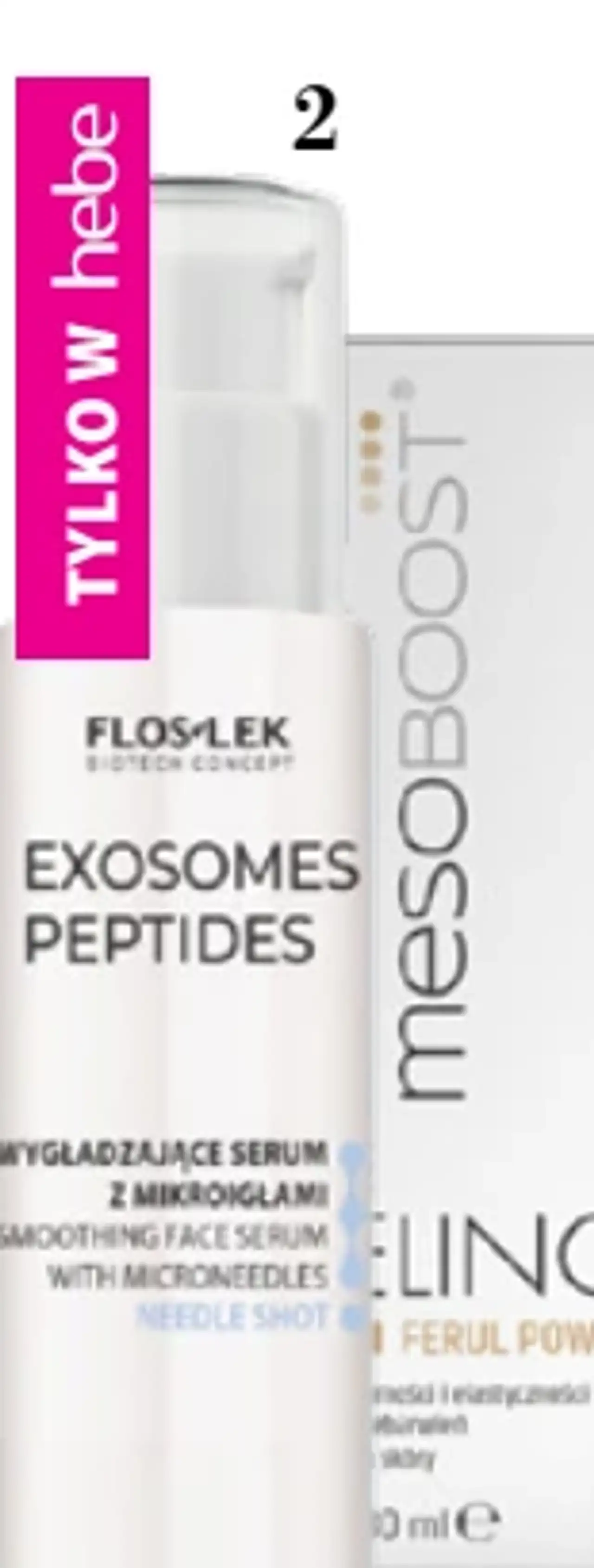 FLOSLEK Exosomes Peptides wygładzające serum do twarzy z mikroigłami
