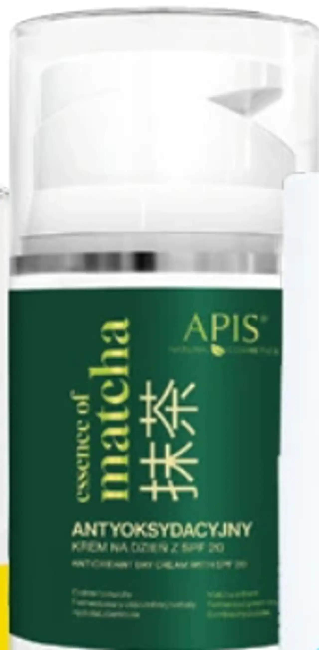 APIS Essence Of Matcha, antyoksydacyjny krem do twarzy na dzień z SPF 20