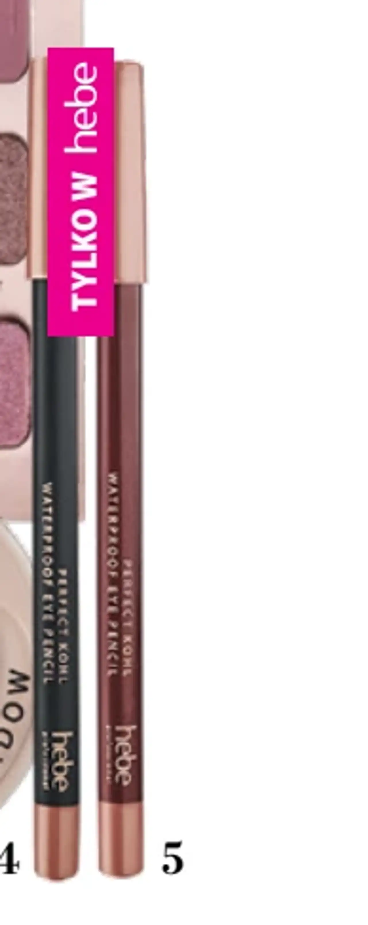 HEBE PROFESSIONAL Perfect Kohl Waterproof Eye Pencil, wodoodporna kredka do oczu