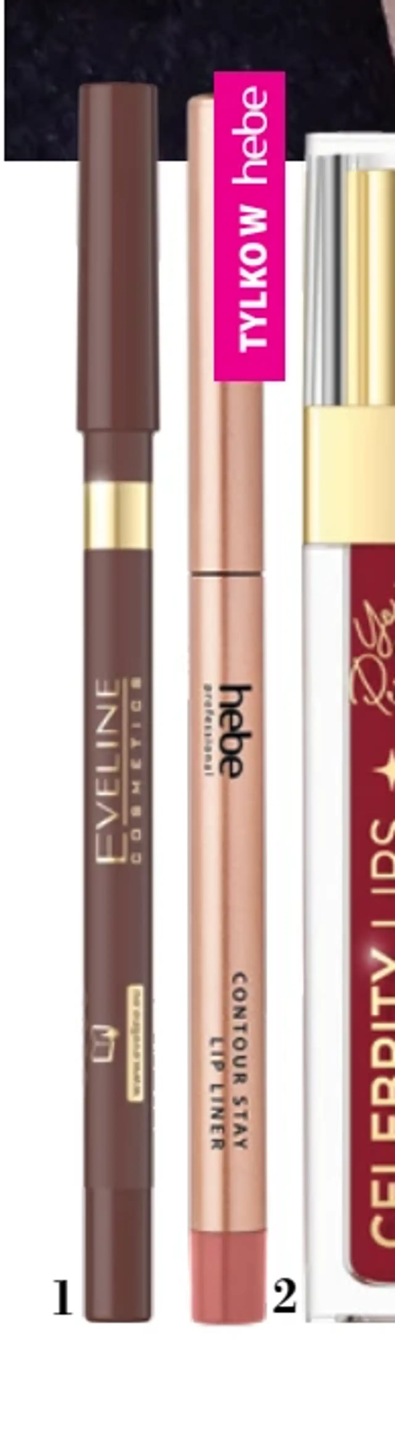 Hebe Professional Contour Stay Lip Liner długotrwała konturówka do ust 05 Soft Berry