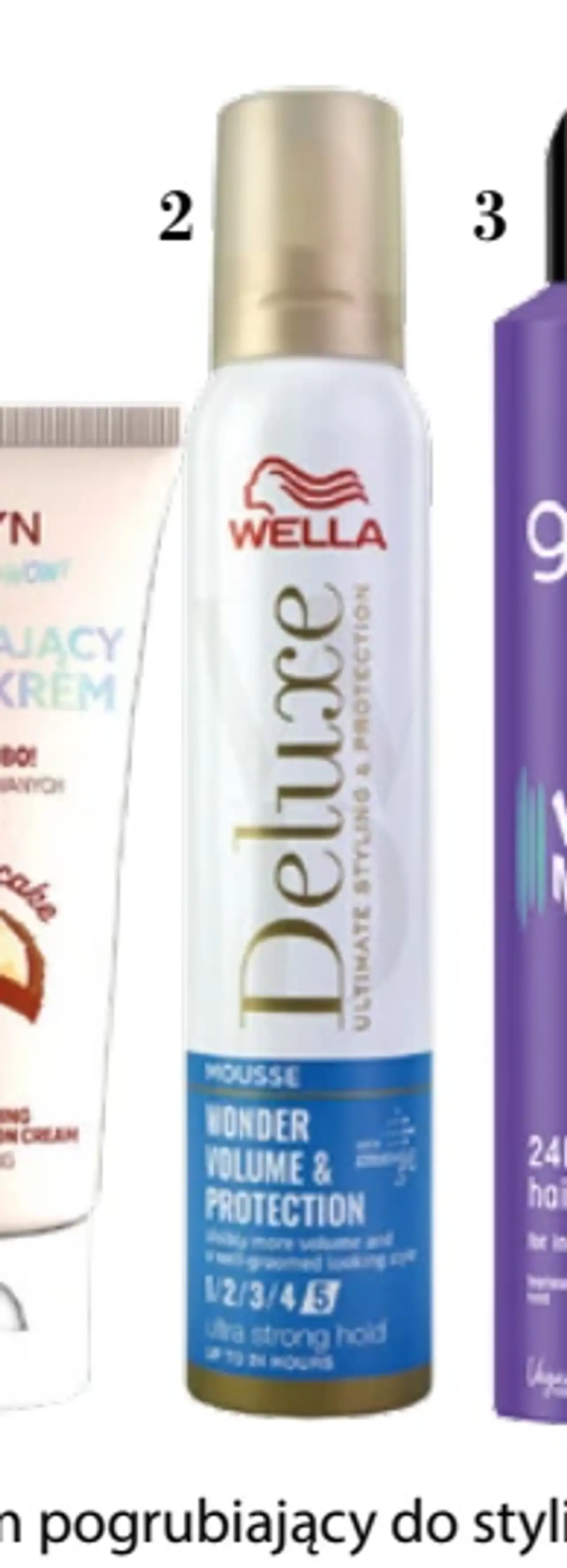 WELLA Deluxe Wonder Volume & Protection, ultramocna pianka do włosów dodająca objętości