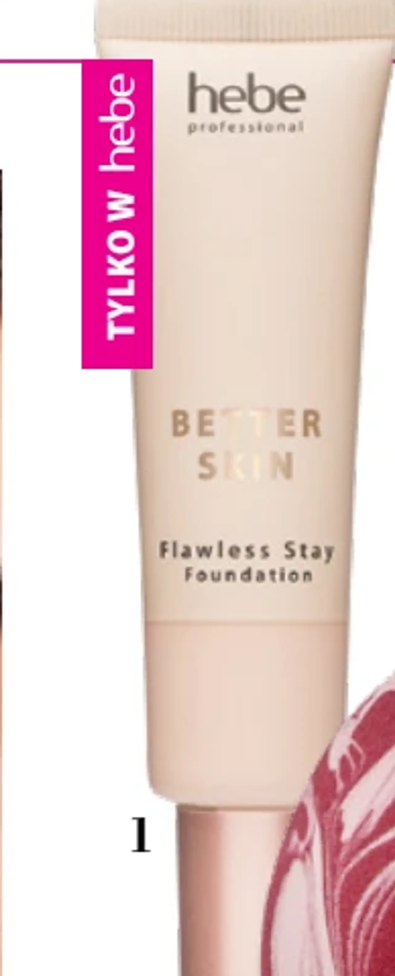 HEBE PROFESSIONAL Better Skin Flawless Stay Foundation, kryjący podkład do twarzy o przedłużonej trwałości