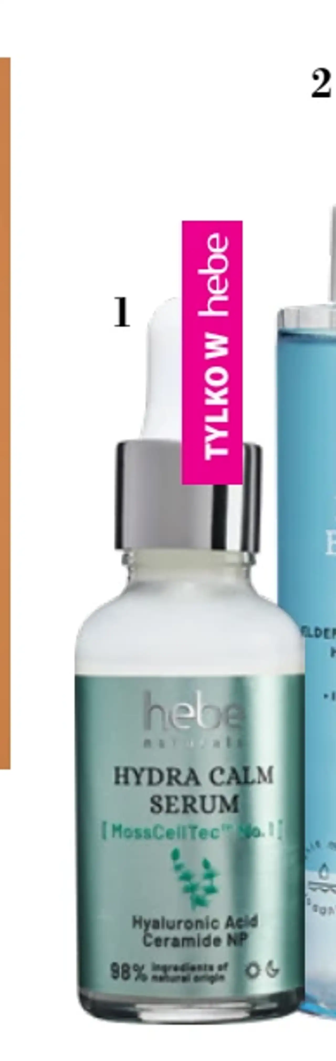 HEBE NATURALS Hydra Calm Serum, nawilżające serum do twarzy