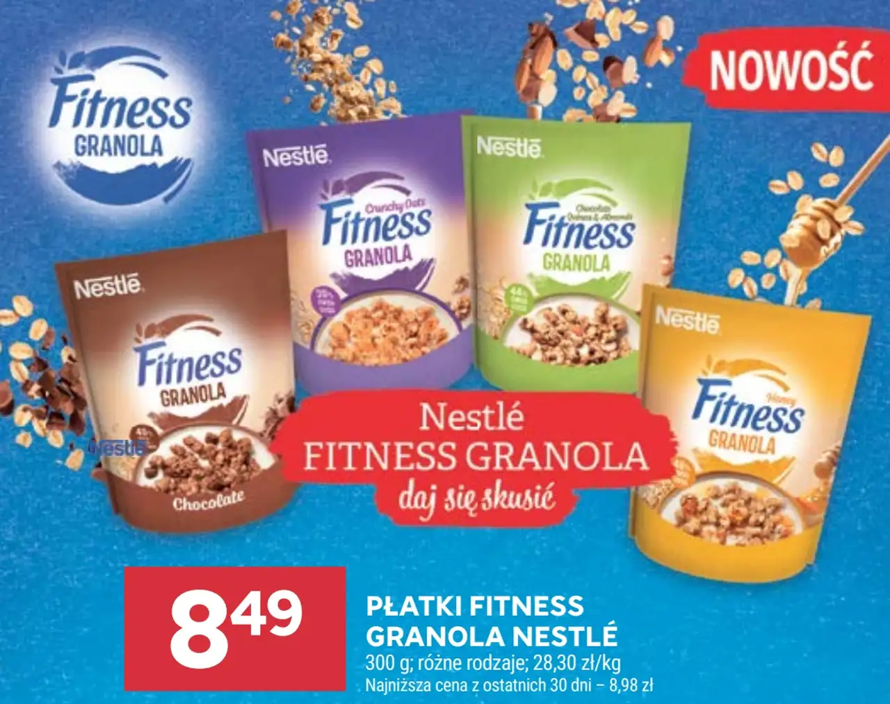 Płatki Fitness Granola Nestlé